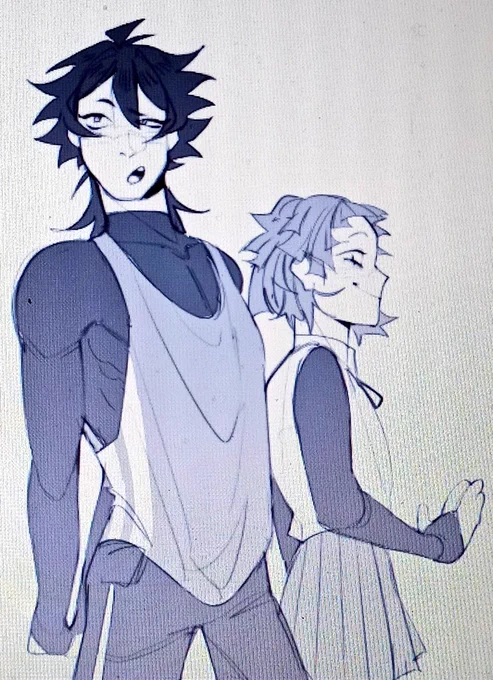 i made this two assholes while i was dying in class 

NAME THEM 