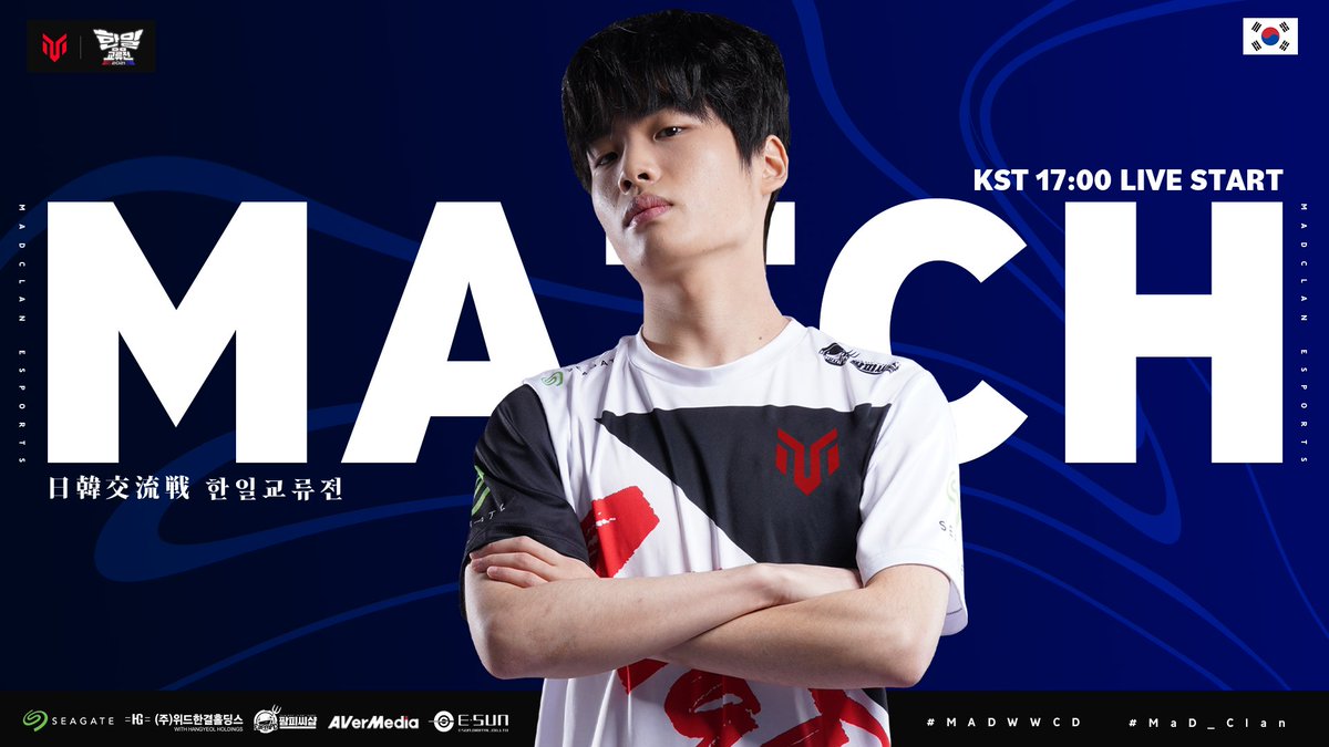 MaDClan_PUBG's tweet photo. 💢MaD Clan #日韓交流戦 Match DAY💢

In 30 minutes, the 2021 Korea-Japan exchange match will begin!🥳
Please show a lot of support to the players!🥰

🔗Links KR
https://t.co/6Ie2uobQZR

🔗Links JP
https://t.co/NAoulgAb5r

#MaD_Clan #MADWWCD #SEAGATE #AVERMEDIA 
#FARMPCshop https://t.co/qwSQsiTU59