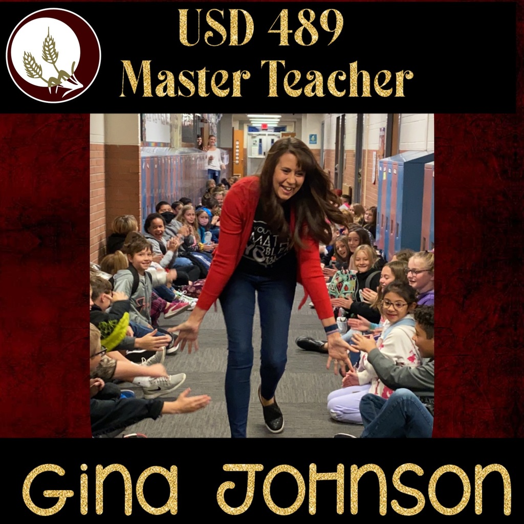 Drumroll!!! I am so pleased to announce the USD 489 Master Teacher for 2021 is.......Gina Johnson!!!!