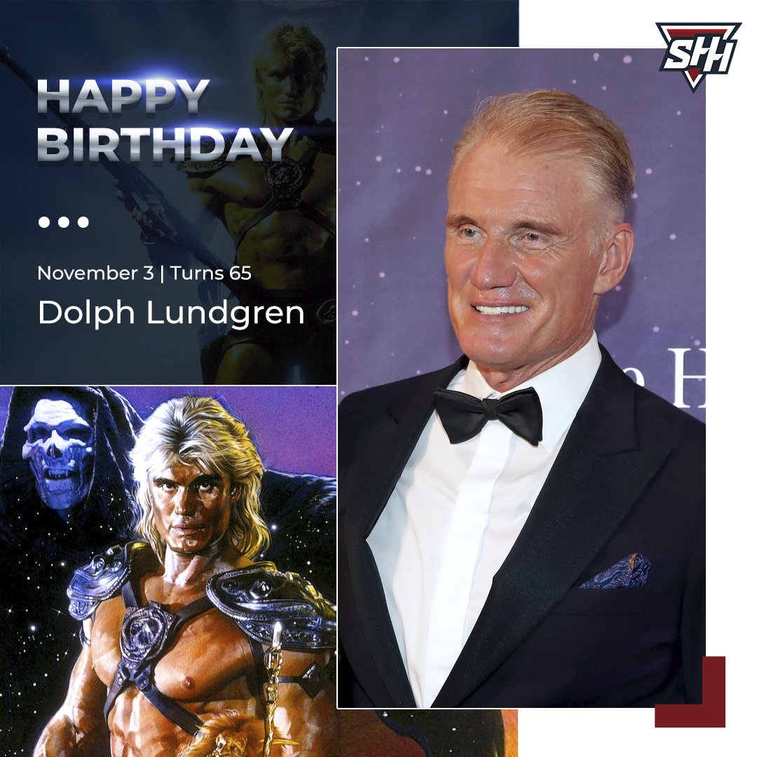 Happy Birthday to the first live-action He-Man, Dolph Lundgren! 