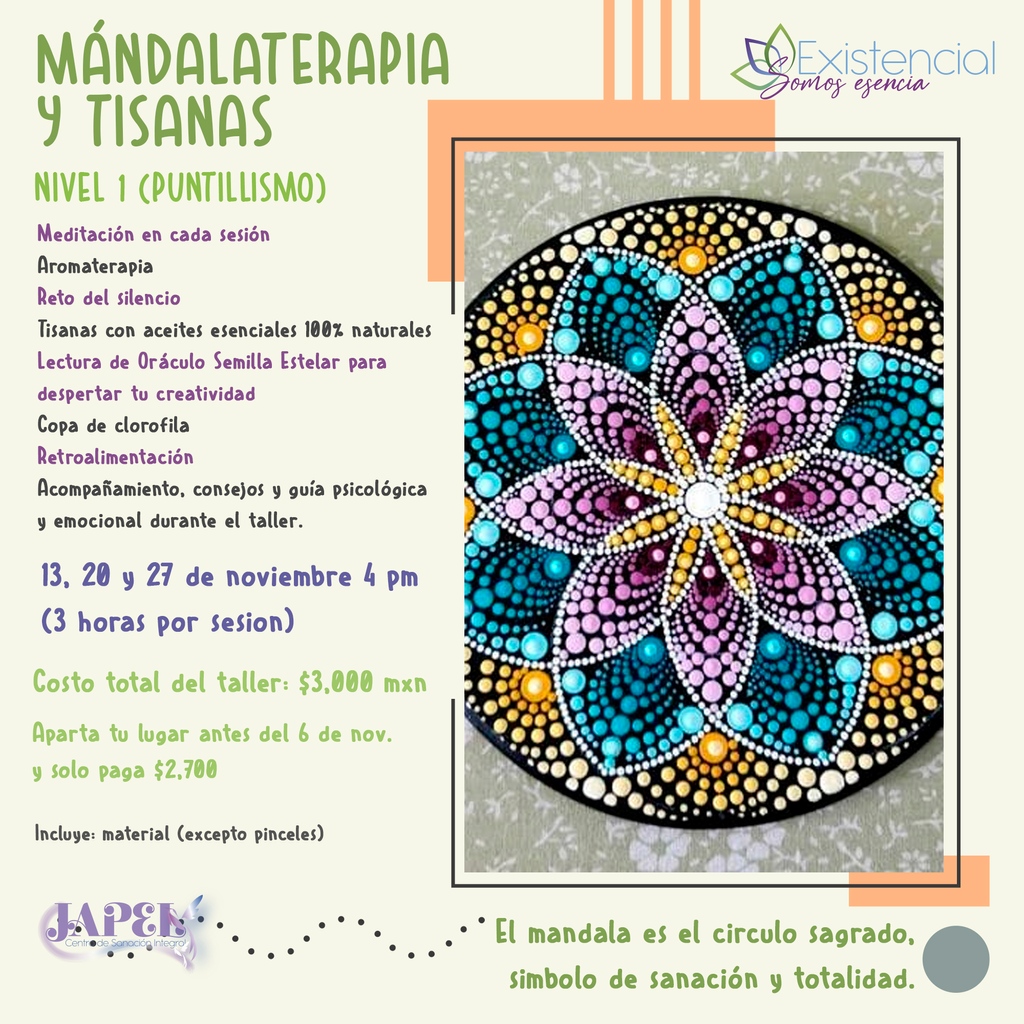 SomosesenciaE's tweet photo. La expresión creativa con mandalas sana el cuerpo, la mente y el espíritu. También representan la vida y nuestra conexión con otros que nos rodean, como nuestro círculo de familia, amigos y comunidad.

#SomosEsencia #ExistencialEs #EssentialOils #Namaste #slplifestyle https://t.co/bvgHK2jje6