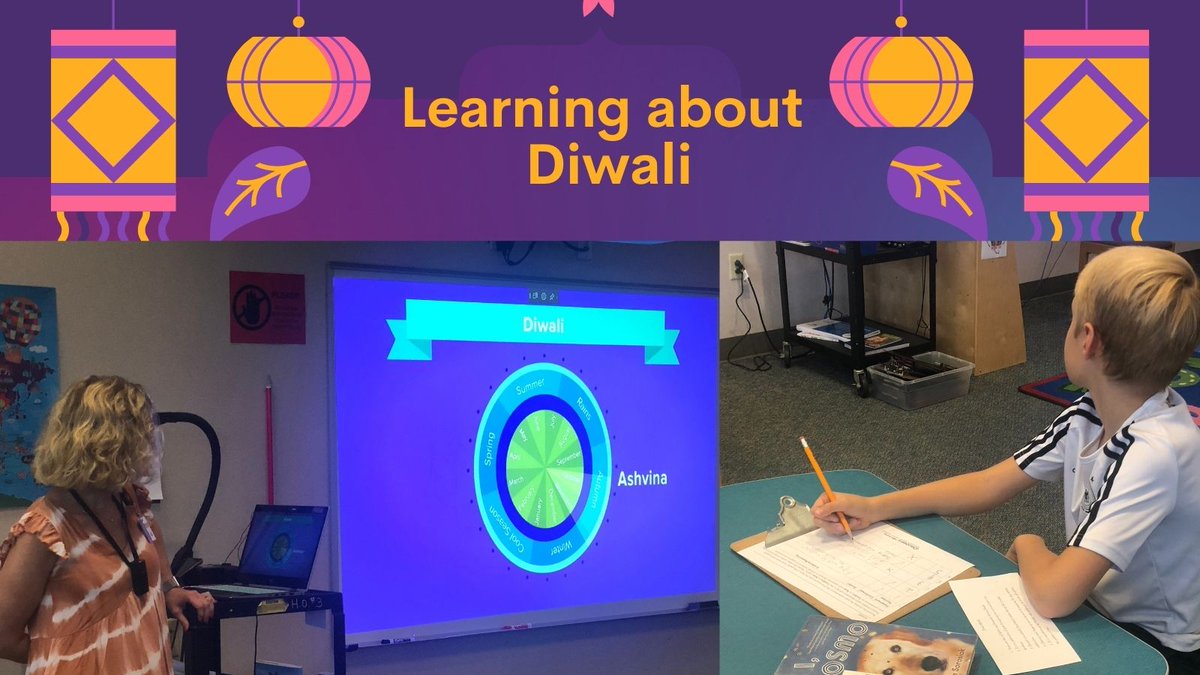 Hardy Oak Librarian, Mrs. Darilek, is using a <a href="/DiscoveryEd/">Discovery Education</a> video and Myth Busting graphic organizer to help students learn about Diwali.  Students are developing critical thinking skills as they use evidence to confirm or bust statements. #NEISDLibs <a href="/Hardy0akHornets/">Hardy Oak Elementary</a> <a href="/LolaFolkes/">Lola Folkes</a>