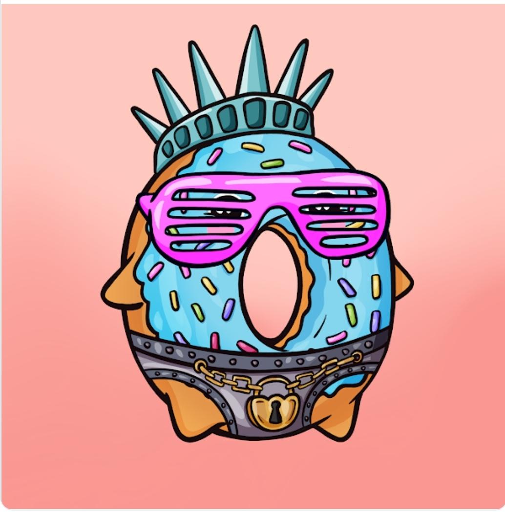 _ORCHID43's tweet photo. @EthereumTowers @Loopy_Donuts @EthTowersSocial I love loopydonuts because it's the cutest nft i've ever seen! They have their own personality!! My donut is the statue of liberty with a chasity belt. 😲. Community is so good and engaging. Memes are hilarious. https://t.co/puFSLKVQ9p
