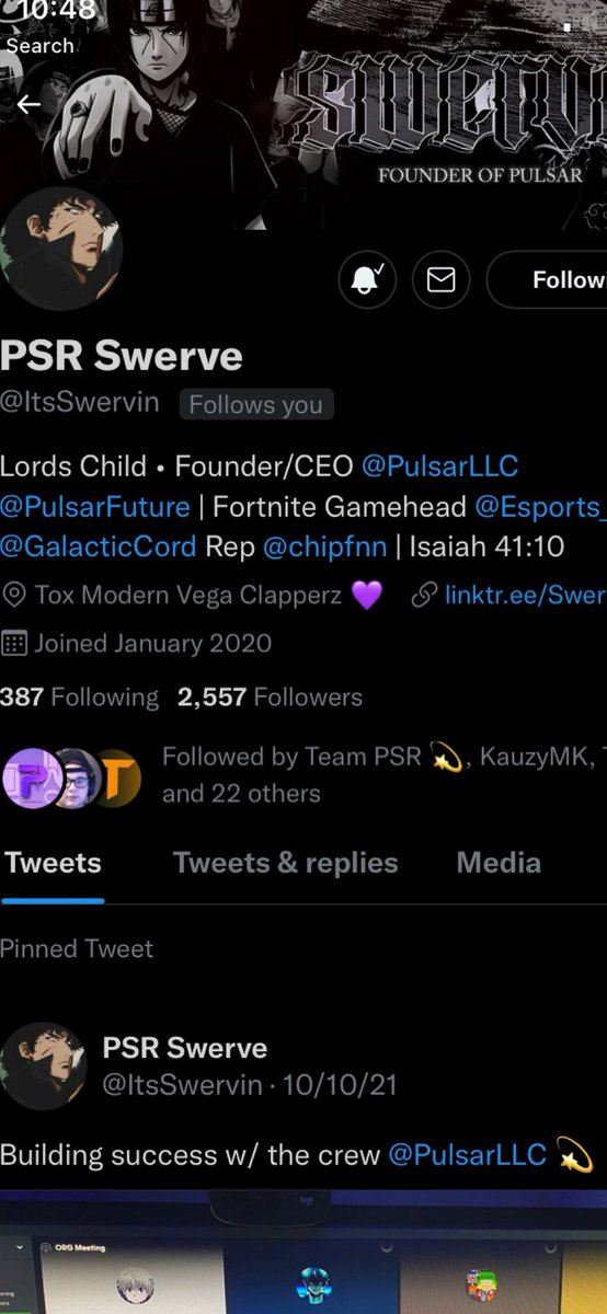 wormze2's tweet photo. @ItsSwervin just followed me https://t.co/kprjJeD1i5