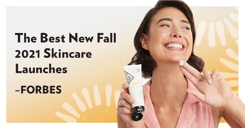 nuskin's tweet photo. Ready to prep your skin for cooler weather? Forbes named the Epoch Yin &amp; Yang soothing mask one of the Best New Fall 2021 Skincare Launches. Thank you @CeliaShatzman for the generous title! 
#Forbes #Epoch #YinandYangMask #skincare #NuSkin