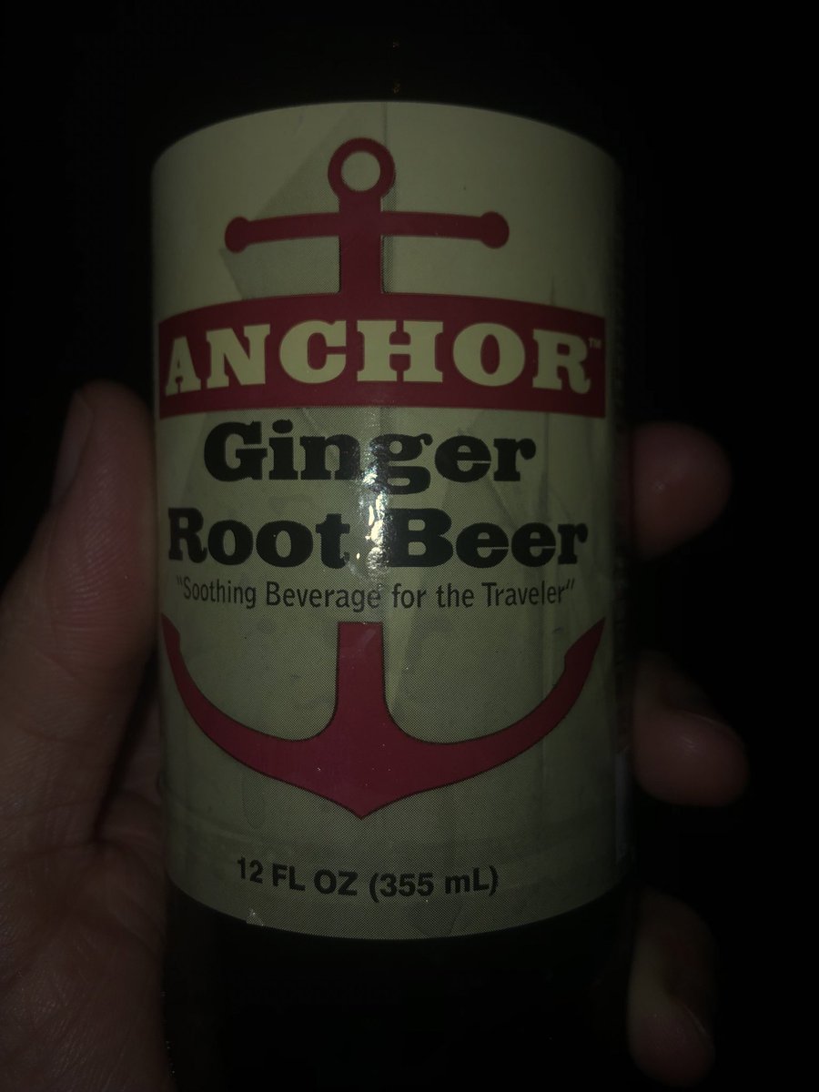RootBeerThinks's tweet image. Anchor Ginger Root Beer - sweet and rich with just the right amount of ginger. 

-94-