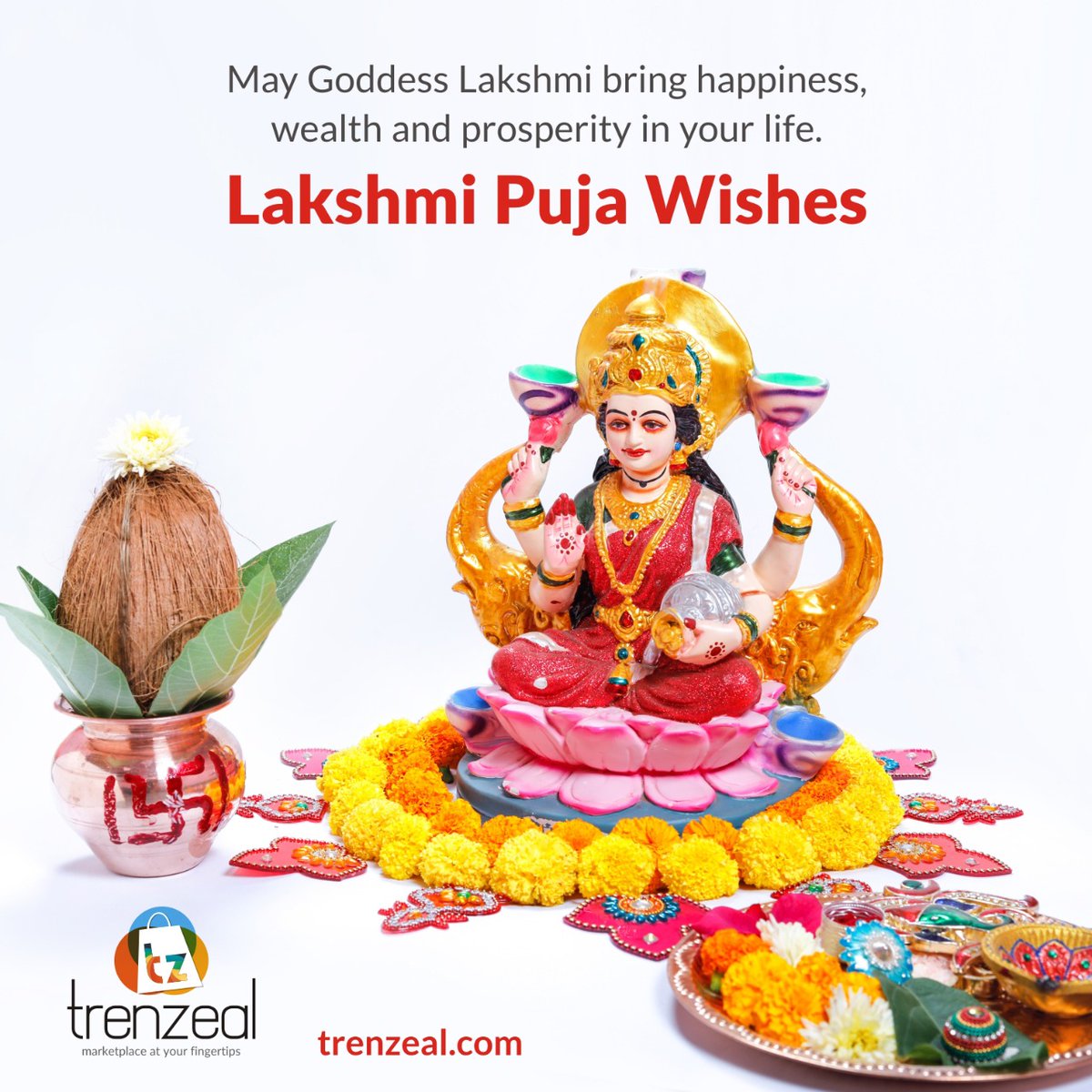 TrenZeal's tweet photo. May the blessings of Maa Lakshmi preserve your wealth and unveil new opportunities of prosperity in your life.
Warm Wishes on Lakshmi Puja.

सभी को लक्ष्मी पूजा की शुभकामनाएं।
.
.
#lakshmipuja #lakshmi #diwali #lakshmipooja #lakshmipujan #laxmipuja #mahalakshmi #diwalidecorations https://t.co/R9DWA57mPt