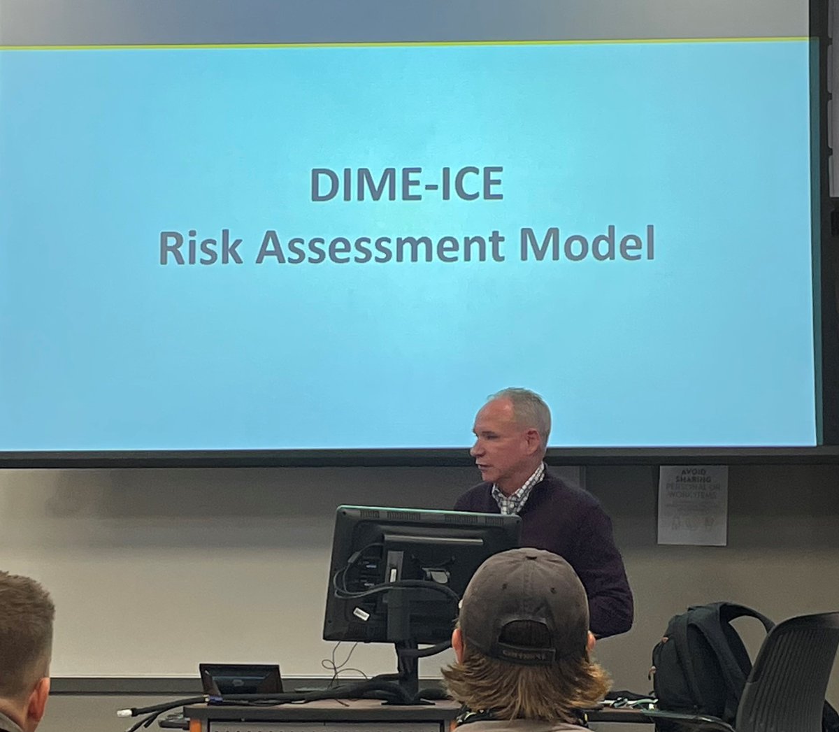 CoachChrisCroft's tweet photo. Special thanks to @NCS4usm Michael Finley for Crowd Management Training Session today for @SouthernMissBiz @SouthernMissSM Sport Facility & Event Operations class #SMTTT #SportsBiz #SportSecurity https://t.co/BGR3RGv89E