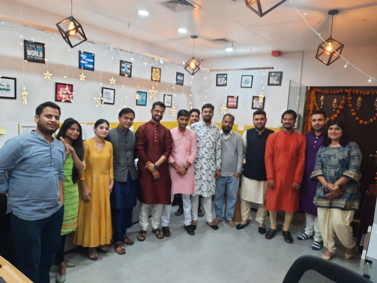 colossus_tex's tweet photo. Team CT ushers in Diwali with festive decorations, music, laughter and what not! Here's a glimpse of the festivities held at our office to acknowledge and celebrate this auspicious day.
Team Colossustex wishes you all a very Diwali!
#HappyDiwali #Colossustex #TeamCT #CTYarns https://t.co/GZ6qM9BXya
