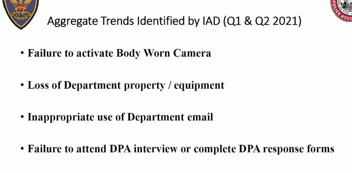 As described in the tweet: Internal Affairs trends