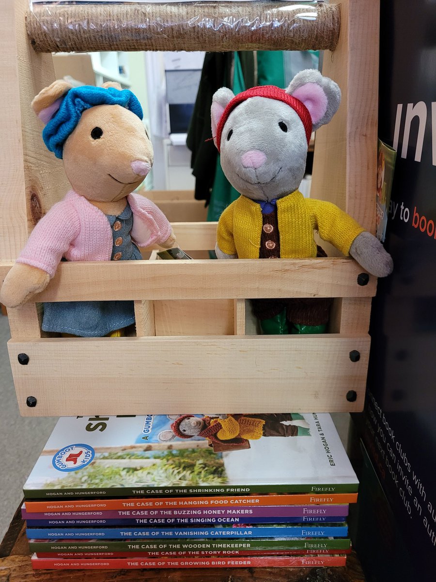 We are giving away Daisy and Scout and a full set of hard cover Gumboot Kids books from our friends <a href="/FireflyBooks/">Firefly Books</a> Drop in or call us to enter to win!!