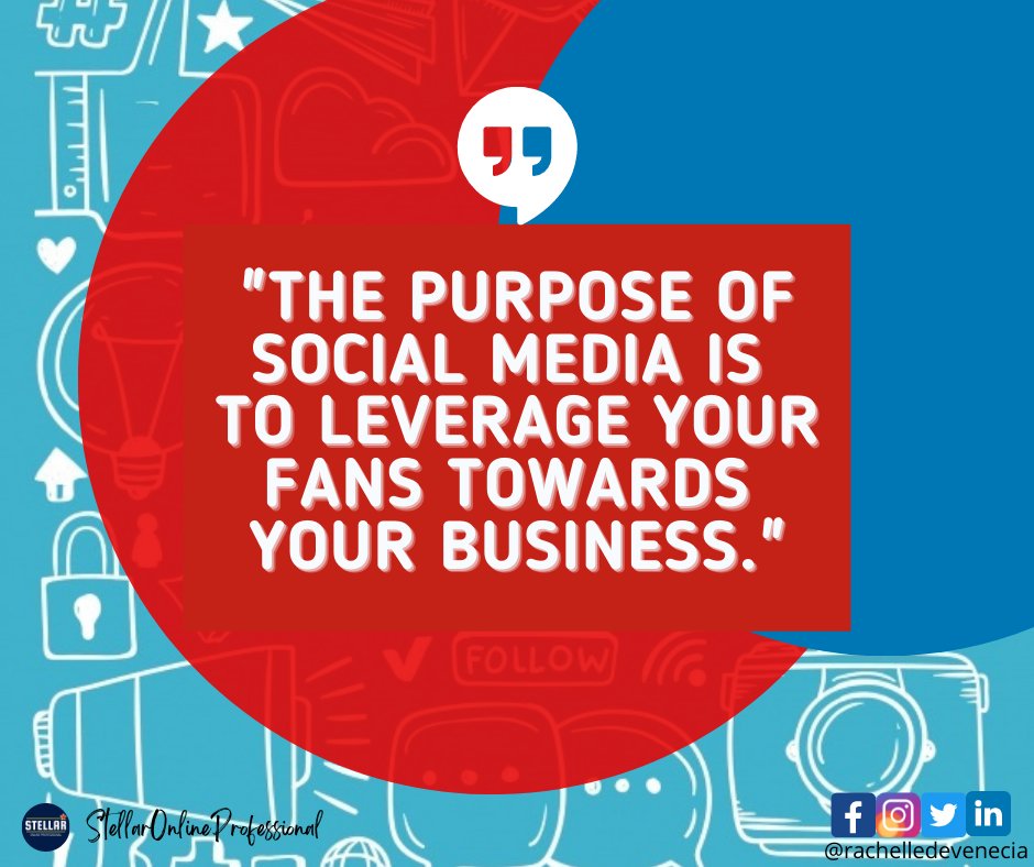 jo9179's tweet photo. It is no longer optional to use social media for business. It's a "must-have" for reaching out to customers, gathering vital information, and expanding your business. 

👉Connect with me on my Facebook, Instagram, Twitter, Linkedin

#stellaronlineprofessional
#virtualassistant https://t.co/NaZCK10vum