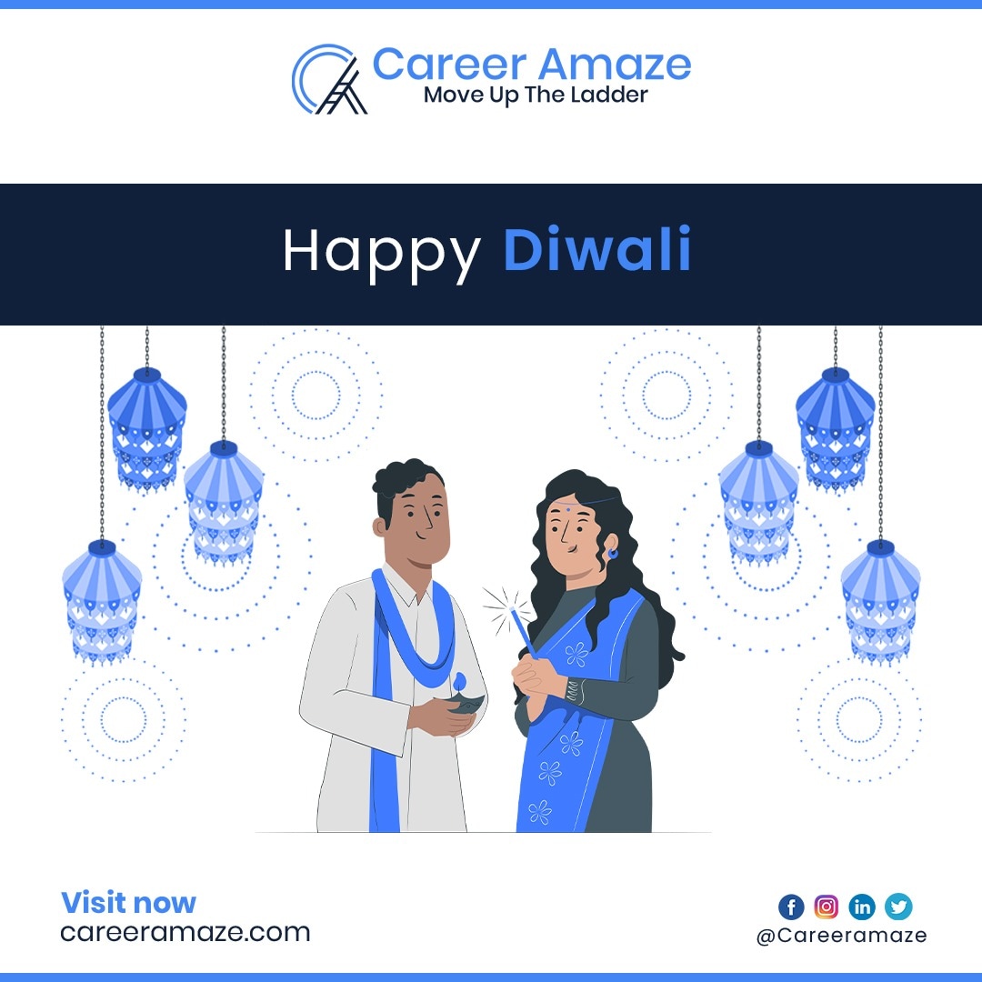 careeramaze's tweet photo. Team CareerAmaze wishes you and your family a Happy and prosperous Diwali.

May you be blessed with immense happiness, success and excellent health this coming season and can reach out to your dreams.
.
.
.
.
#happydiwali #diwali
#happydiwali2021 #diwali2021 #diwalicelebration https://t.co/u7N6naWVAW