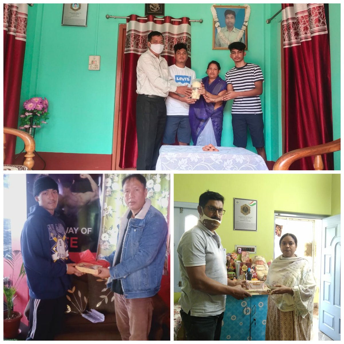 Remembering our heroes

Deepawali greetings and sweets distribution to the families of the martyrs. We are with them, in grief or in celebrations!
