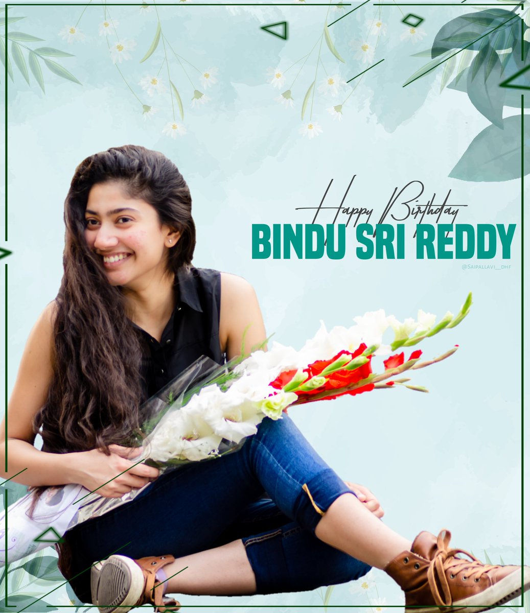 SaiPallavi__DHF's tweet photo. It's been 5 yrs since we have met each other.. She is one of closest person ever ❤
Does any one know? Who was the backbone our Sweet Gestures(#PlantSapling & #Touchtheneedy).She is the only one person 💓.Happy Birthday SP_DHF Admin @Bindu_Sri97💗
@Sai_Pallavi92 #Saipallavi https://t.co/i1IHqu1kII