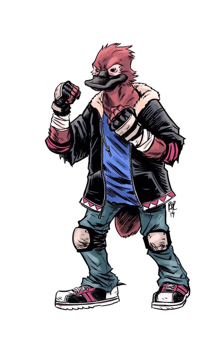 Bill the Platypus is about a bounty hunter who tracks down hybrid criminals.
Space Monkey travels the universe getting into wacky misadventures.
Cartoon Carnage is a bunch of classic cartoon characters in a death match.
Nuts &amp; Bolts is a wacky Universal monster action comic. 