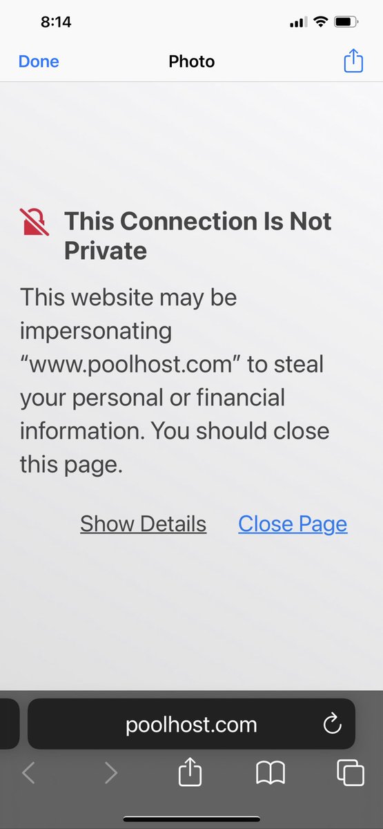 IAmChipKelly's tweet photo. @pibede30 @PoolHost It’s the whole website - not me being hacked or a lost account - there website doesn’t work https://t.co/9Vv66QPdn8