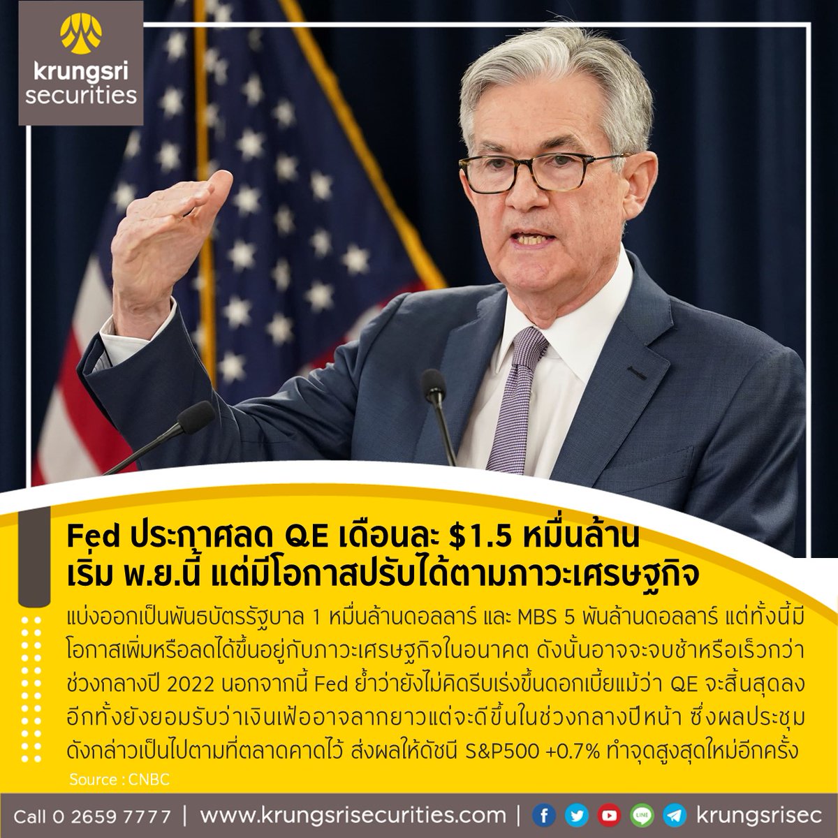 krungsrisec's tweet photo. ðĢ Wealth Wizard Daily āļ§āļąāļāļāļĩāđ 4 āļāļĪāļĻāļāļīāļāļēāļĒāļ 2564
âFed āļāļĢāļ°āļāļēāļĻāļĨāļ QE āļāļēāļĄāļāļēāļ āđāļĢāļīāđāļĄ āļ.āļĒ. āļāļĩāđ āđāļāļ·āļāļāļĨāļ° 1.5 āļŦāļĄāļ·āđāļāļĨāđāļēāļāļāļāļĨāļēāļĢāđ "
#KrungsriSec #āđāļāļ·āđāļāļāļāļđāđāļāļīāļāļāļīāļāļīāļāļāļēāļĢāļĨāļāļāļļāļ
#āļŦāļļāđāļ #āļāļĨāļēāļāļŦāļļāđāļ #āļŦāļĨāļąāļāļāļĢāļąāļāļĒāđ #āļāļĢāļļāļāļĻāļĢāļĩ #āļāļĨāļēāļāļŦāļĨāļąāļāļāļĢāļąāļāļĒāđ
#āļāļāļāļāļļāļ #āļāļĢāļīāļāļēāļĢāļāļēāļāļāđāļēāļāļāļēāļĢāđāļāļīāļ #āļāļēāļĢāļĨāļāļāļļāļ #WealthWizardDaily #Mutualfund https://t.co/HoocBEFqtu