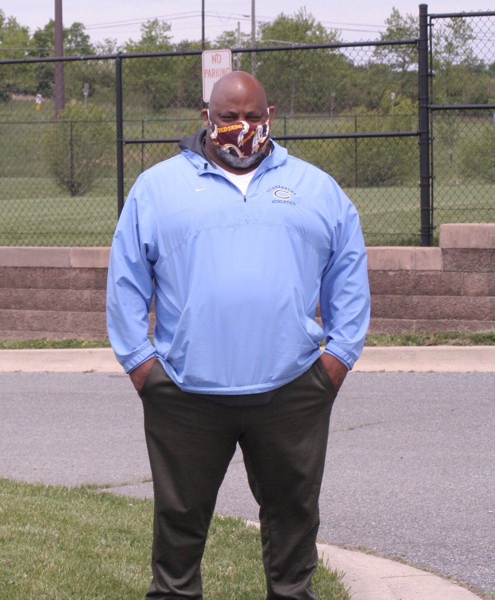 Huntmich1276's tweet photo. He’s been the heart and soul of Clarksburg H.S. since the doors opened.  30 years an Educators, Educator. We miss you already Big Mike! ❤️Enjoy your retirement! #ClarksburgHS https://t.co/EfrNMUDGyy