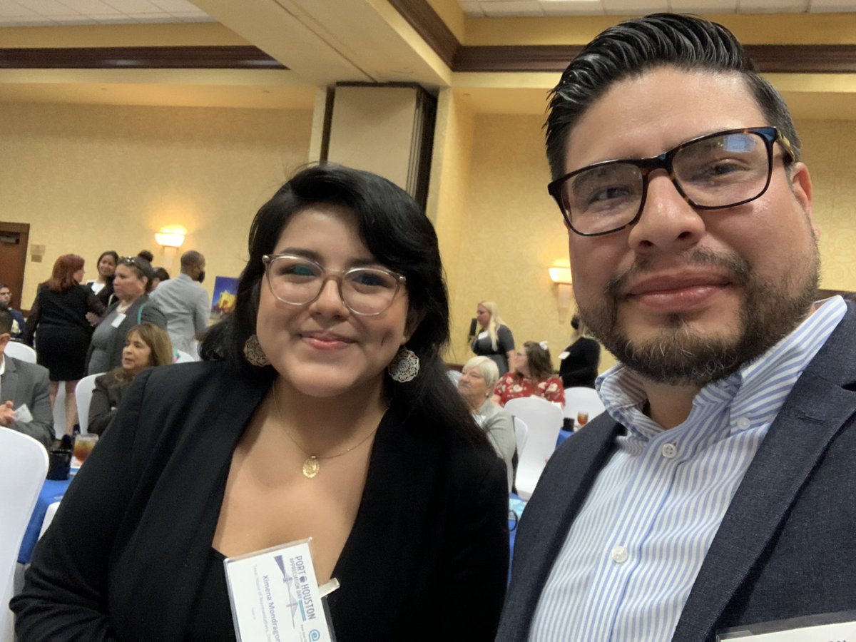 VGarcia_EDU's tweet photo. It was a pleasure being a guest today at Port Houston Appreciation Day with the @EastEndChamber and @Port_Houston. I also got to see a former 5th grade student now working with @RepMorales145 !! https://t.co/o17AP1Rv4T