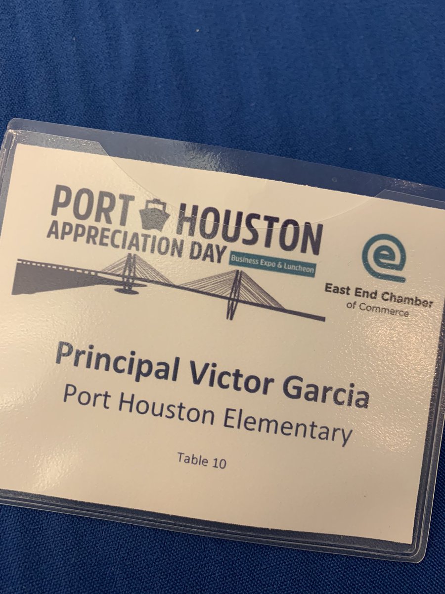VGarcia_EDU's tweet photo. It was a pleasure being a guest today at Port Houston Appreciation Day with the @EastEndChamber and @Port_Houston. I also got to see a former 5th grade student now working with @RepMorales145 !! https://t.co/o17AP1Rv4T