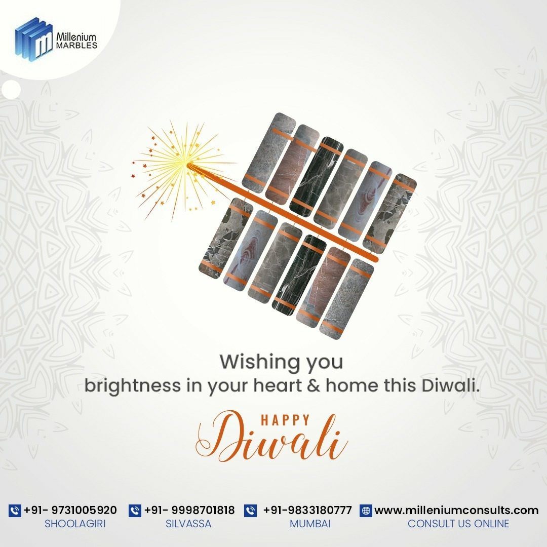 milleniummarble's tweet photo. Wishing you brightness in your heart &amp; home this Diwali 🥰 
Merge yourself and enjoy the festival of lights. ✨
Happy Diwali 💥

#BestAtMillenium #diwali2021 #diwali
#marble #freemarbleconsultation #importedstone #bestmarbles #qualitystones https://t.co/lKgV9vUWQm