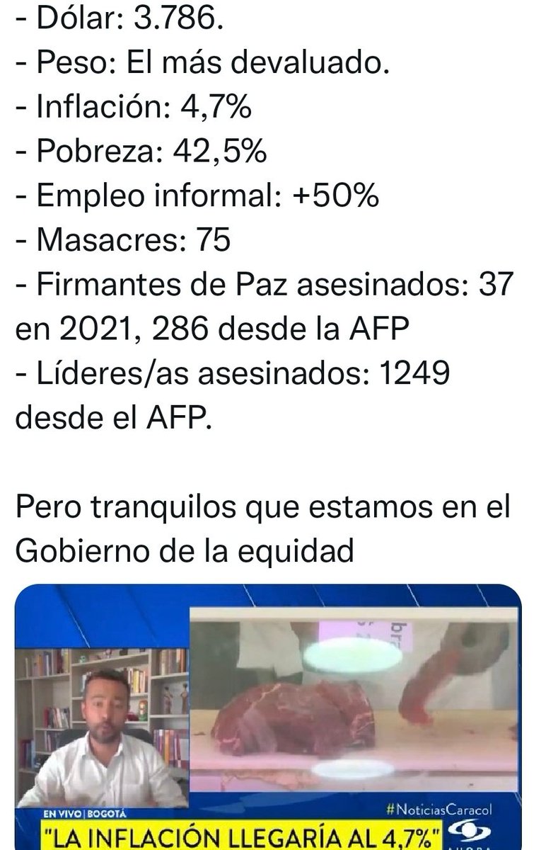 <a href="/AlvaroUribeVel/">Álvaro Uribe Vélez</a> Gracias mi presidente Uribe/Duque
