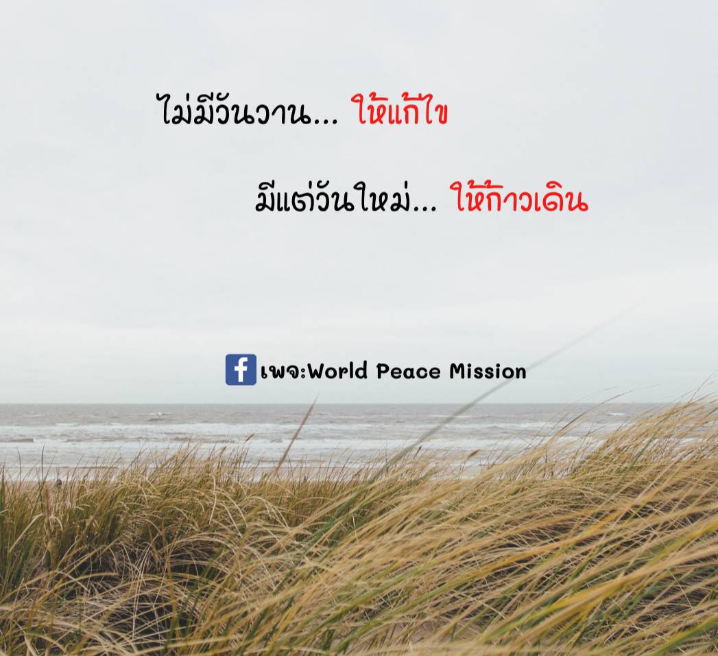 Worldpeacevall1's tweet image. ไม่มีวันวาน... ให้แก้ไข
มีแต่วันใหม่ให้ก้าวเดิน

#WorldPeaceMission
#คำคมให้กำลังใจ