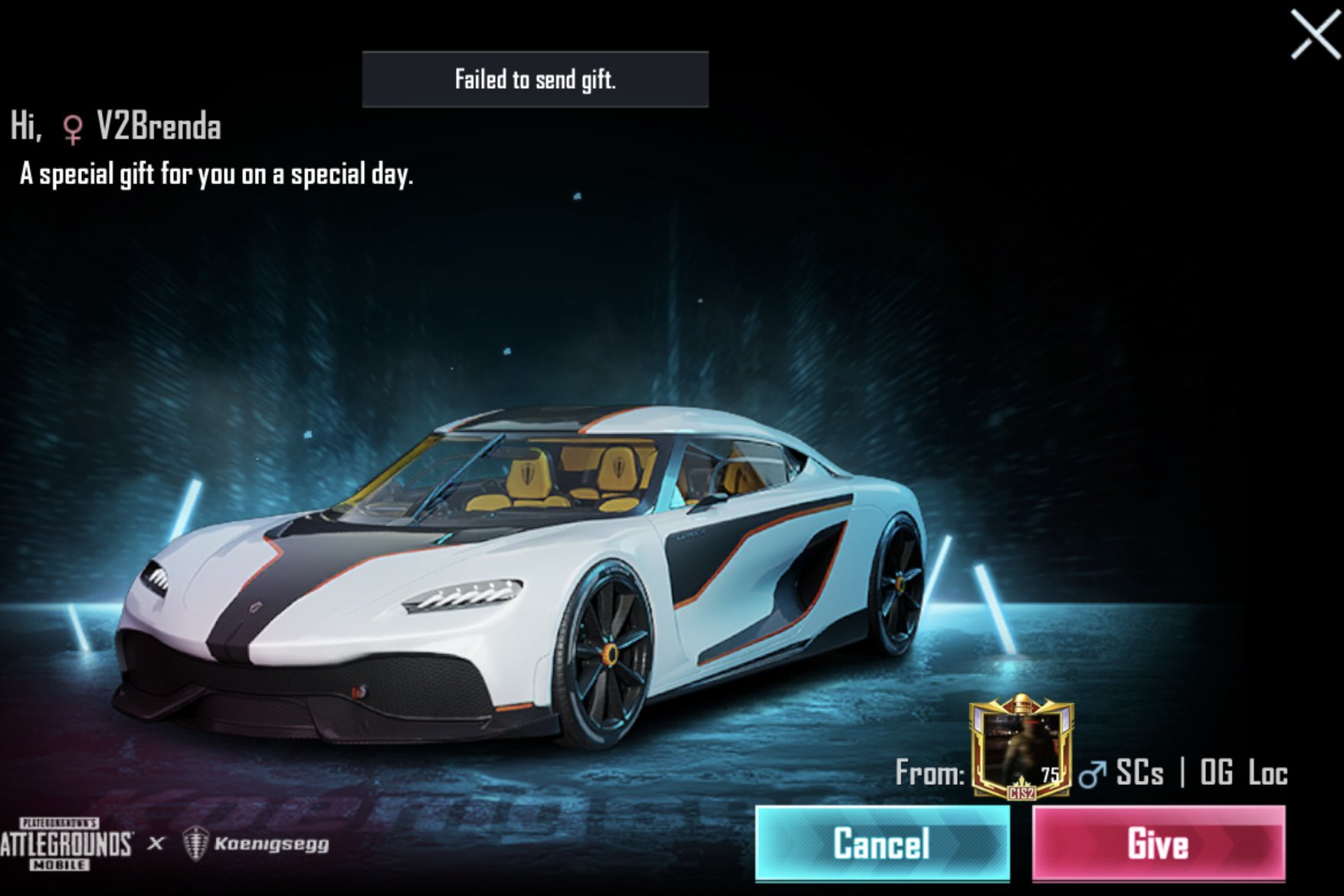Twitter 上的pubg Mobile Players Must Choose Between These Hypercars That Will Each Be Available In 3 Different Colors Jesko A Mega Car Producing Up To 1600hp Gemera First Four Seater And