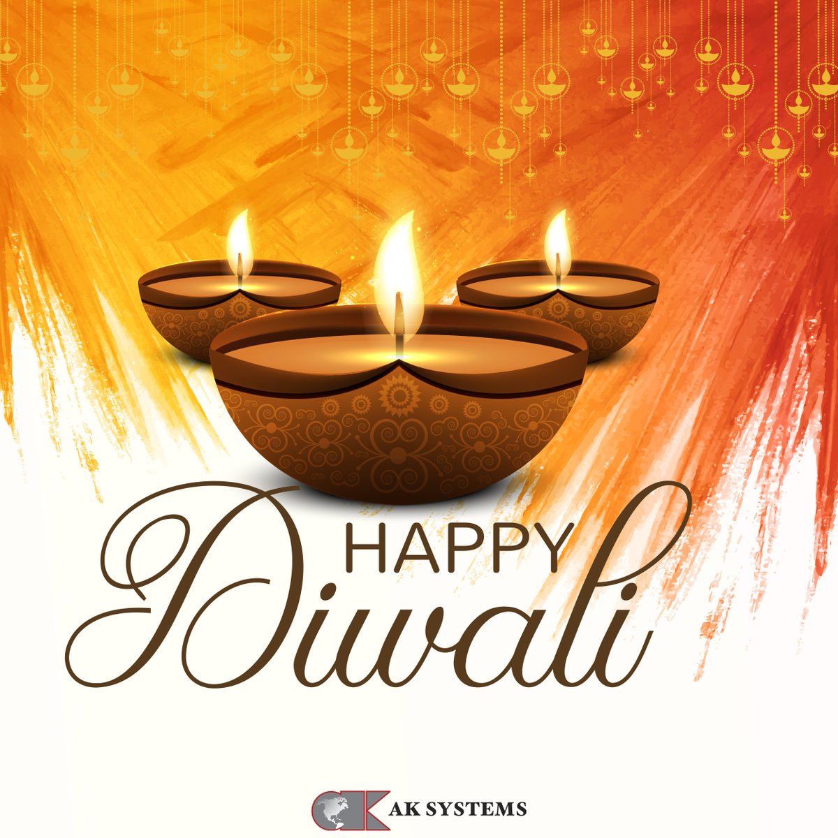 AKSystemsInc's tweet photo. Wishing everyone a Very Happy &amp; Prosperous Diwali!

#Diwali #Diwali2021 #Diwaliwishes #दीपावली
#दिवाली #दीपोत्सव2021 https://t.co/41UylaJhlC