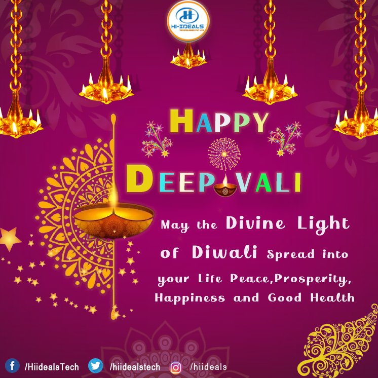 hiidealstech's tweet photo. Happy &amp; #ShubhDeepavali to all https://t.co/eaxxVzsrNP