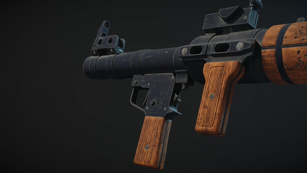 HazzardGamework's tweet photo. The iconic RPG-7!

Sculpting/Modeling/Baking/Rendering in Blender, texturing in Substance Painter.

#3dart #rpg #Blender3d https://t.co/wRlBWVZBWe