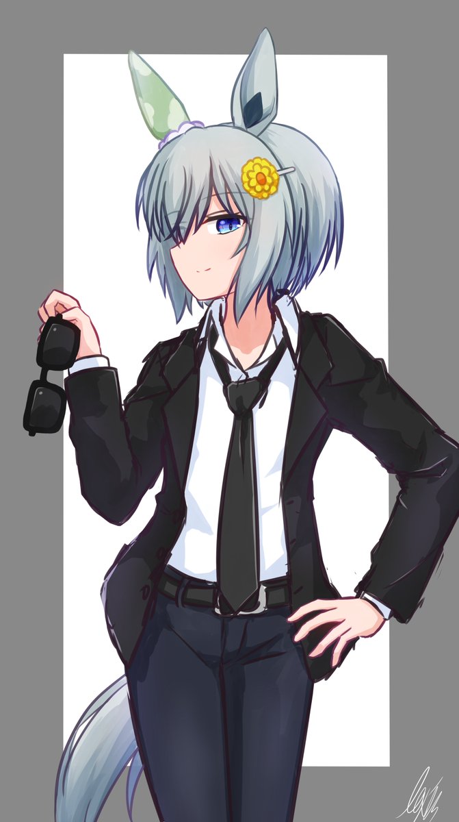 セイウンスカイ「#11月になったのでフォロワーさんに自己紹介
最近はいろいろなセイウンスカイを描」|Lexisのイラスト