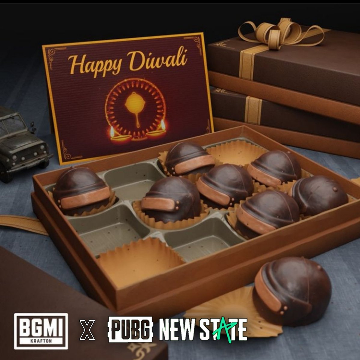 PUBG_NEWSTATE_'s tweet photo. Wish You Happy Diwali #PUBGNEWSTATE #PUBGNEWSTATEINDIA #PUBGNewStateDiwali
#BattlegroundsMobileIndia https://t.co/t1X21Kk2y0