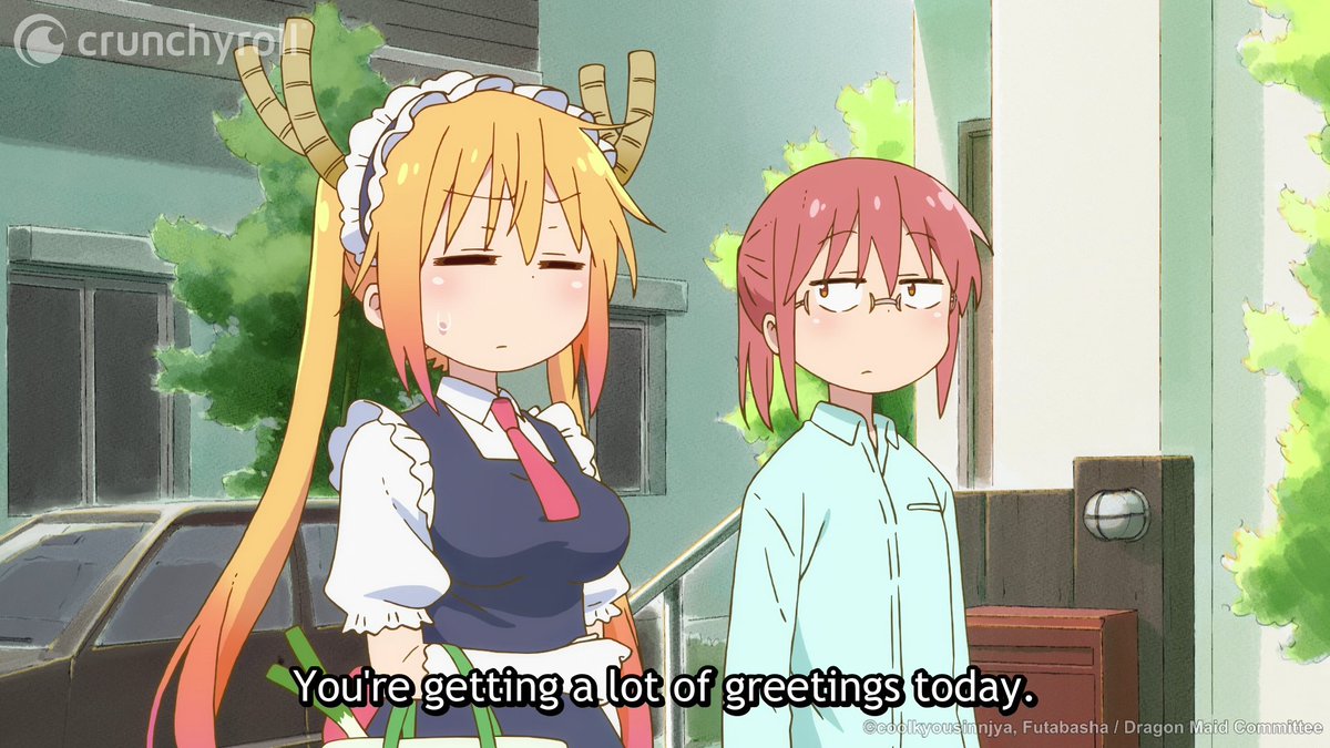 Tohru's popular around the neighborhood 😅