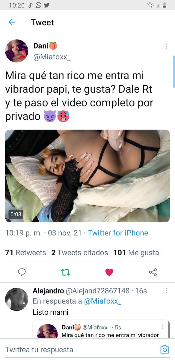 FonsecaG29's tweet photo. @Miafoxx_ Listo 🤤😋🤤 https://t.co/BjJoeSJpVQ