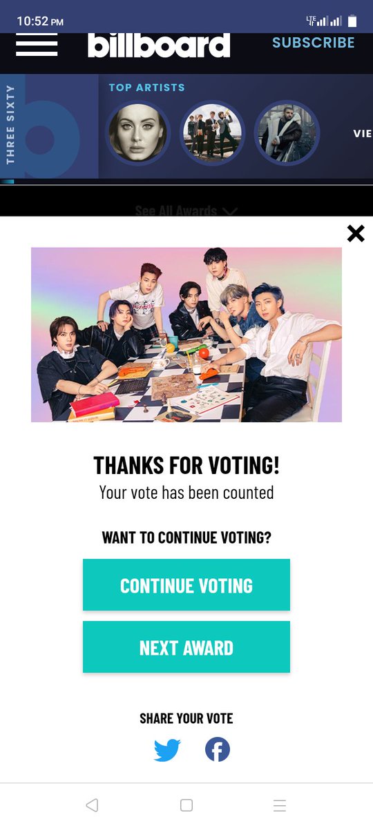 BTSthe7Kings's tweet photo. 📣 Vote BTS on AMA 📣

- Artist of the Year
- Favorite Pop Song
- Favorite Pop Duo / Group

vote here ⬇️  (1 vote for each category per account)
website: https://t.co/nOhfyf15A1
tiktok: https://t.co/URdrFPfaWF

#방탄소년단 #BTS @BTS_twt https://t.co/gGT82PVpki