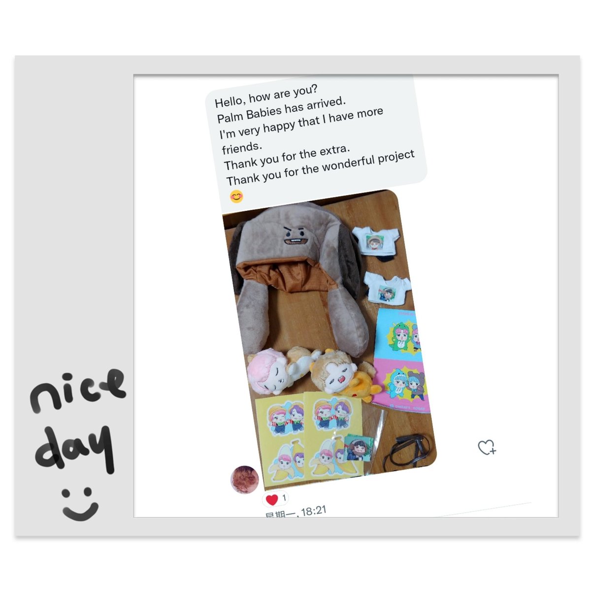 Some lucky draw winners already received the dolls, hope you all love them🥰