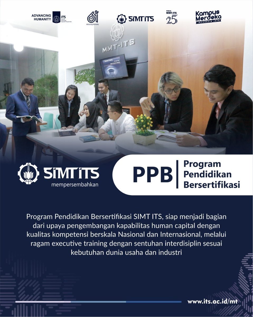 its_campus's tweet photo. Kini saatnya anda mempercayakan kepada kami untuk menjadi salah satu strategi mencetak generasi unggul.

#simtits #mistits #mmtits #dmtits #ppbsimt #pelatihan #sertifikasi #itscampus #itssurabaya https://t.co/trd5FwFye1