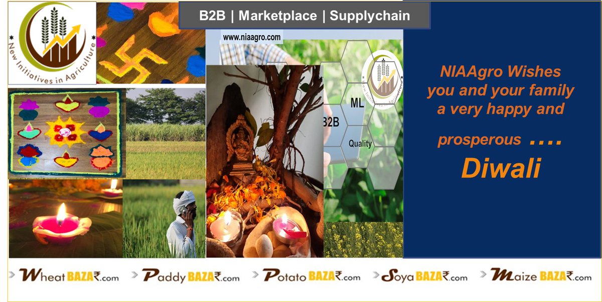 Nia_Agro's tweet photo. Wishing you and your family a very Happy and prosperous Diwali. #Diwali #agritech #supplychains https://t.co/liEDWFFcGz