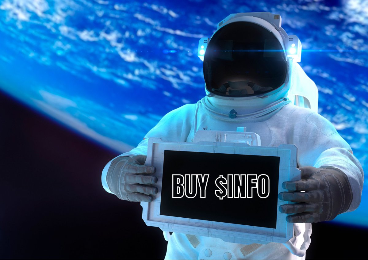 OliverSmithAB's tweet photo. @WatcherGuru Have you heard about $INFO ? #Infomatix is next 100× Project. A Great Solid project with fundamentals. 🌙
You Can find more details on @Infomatix_io 
Their IDO held on Nov2 &amp; all allocation sold in 30seconds  💎 🚀
Buy it now on #PancakeSwap,CEX listing incoming 😻 https://t.co/37EW36KQqs
