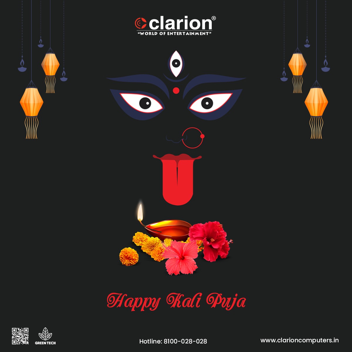 ClarionComputer's tweet photo. Happy Kali Puja to everyone! 🙏

#KaliPuja #KaliPuja2021 #clarion #festive https://t.co/dqogZorarz