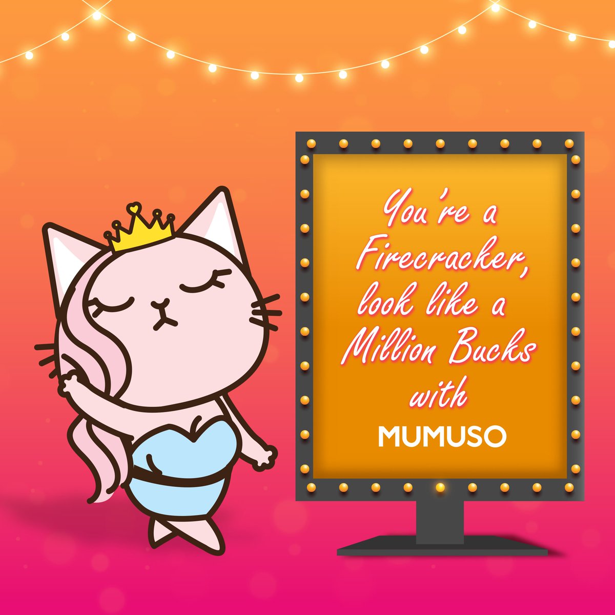 MumusoIndia's tweet photo. You are a firecracker! Don’t let anyone tell you otherwise. Look like a million bucks, only with MUMUSO. 🤩💁
.
.
Free Assured Gifts 💝 on Shopping MUMUSO Products from INR 1000 onwards. T&amp;C applied. 🛍️🛒 
.
.
.
#festivealert #diwali
#mumuso #MUMUSOIndia #LifestartswithMUMUSO https://t.co/2Gdfszg265