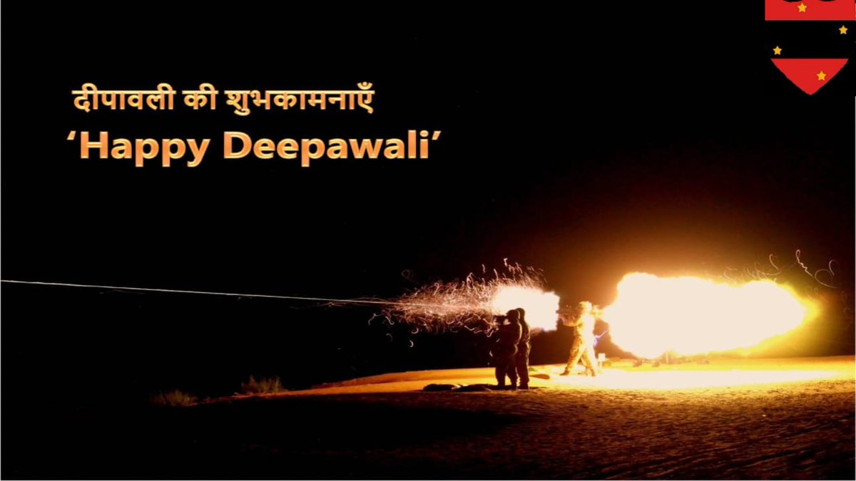 IaSouthern's tweet photo. Lt Gen JS Nain GOC-IN-C  #SouthernCommand extend greetings on the occasion of  #Diwali . Also remembering valour &amp; sacrifice of our soldiers and those guarding the boundaries today away from their families on Diwali.
#NationFirst https://t.co/svXWJLmIBJ