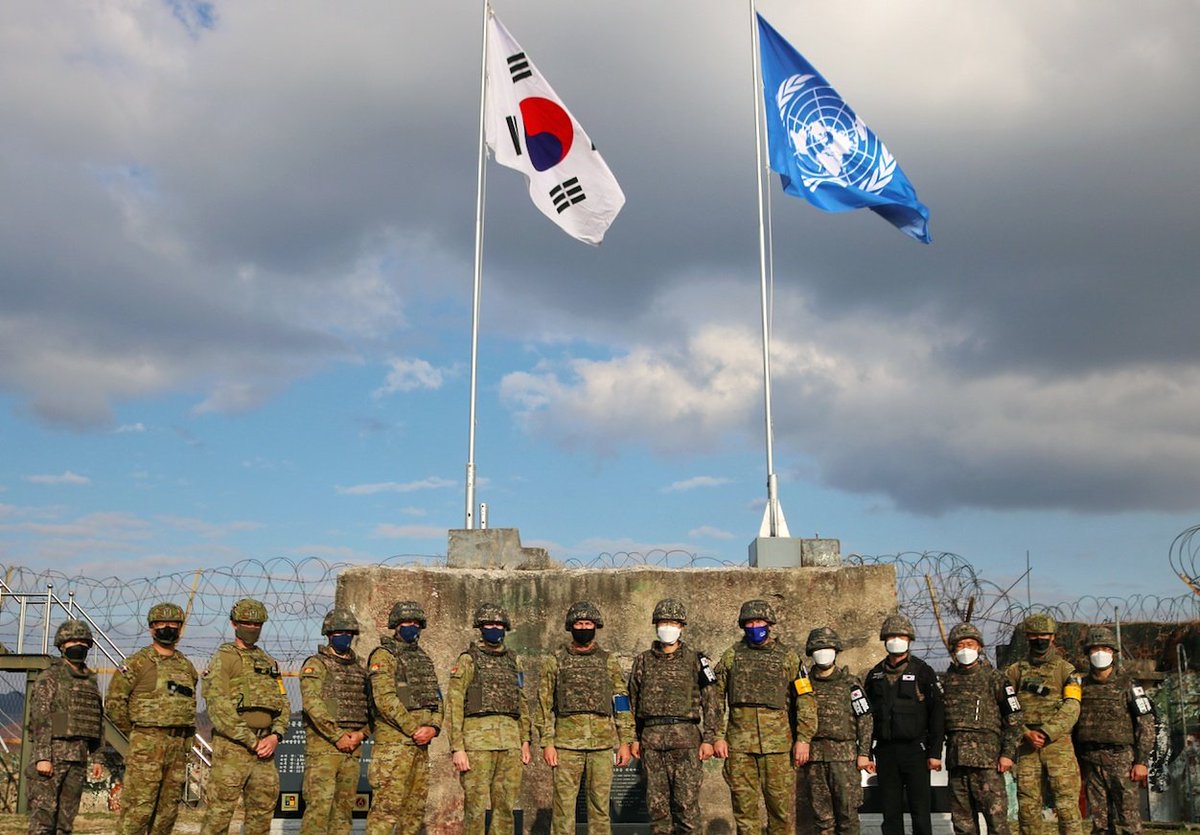 UN_Command's tweet photo. This week, #UNC🇺🇳 hosted Chief of the @AustralianArmy LTGEN Rick Burr at #ArrowheadHill. There, he met the Australian "Op Linesmen" contingent to the UNC Military Armistice Commission who work alongside the #ROK🇰🇷 military's exceptional #Demining &amp; #RemainsRecovery Task Force. https://t.co/PmJDTYjJdq