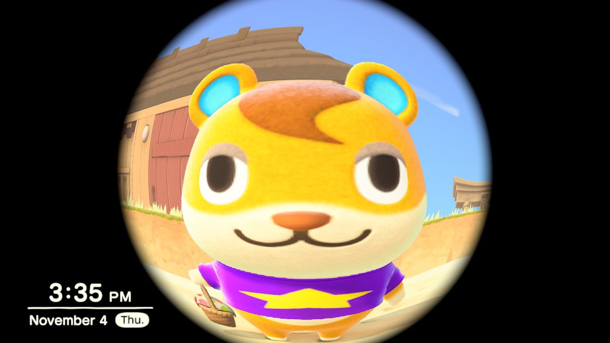 CryptidSeth's tweet photo. Ayo Hammie why are you looking at me with those big ole eyes ○∀○

#AnimalCrossing #ACNH #NintendoSwitch https://t.co/OWOU2YhJkm