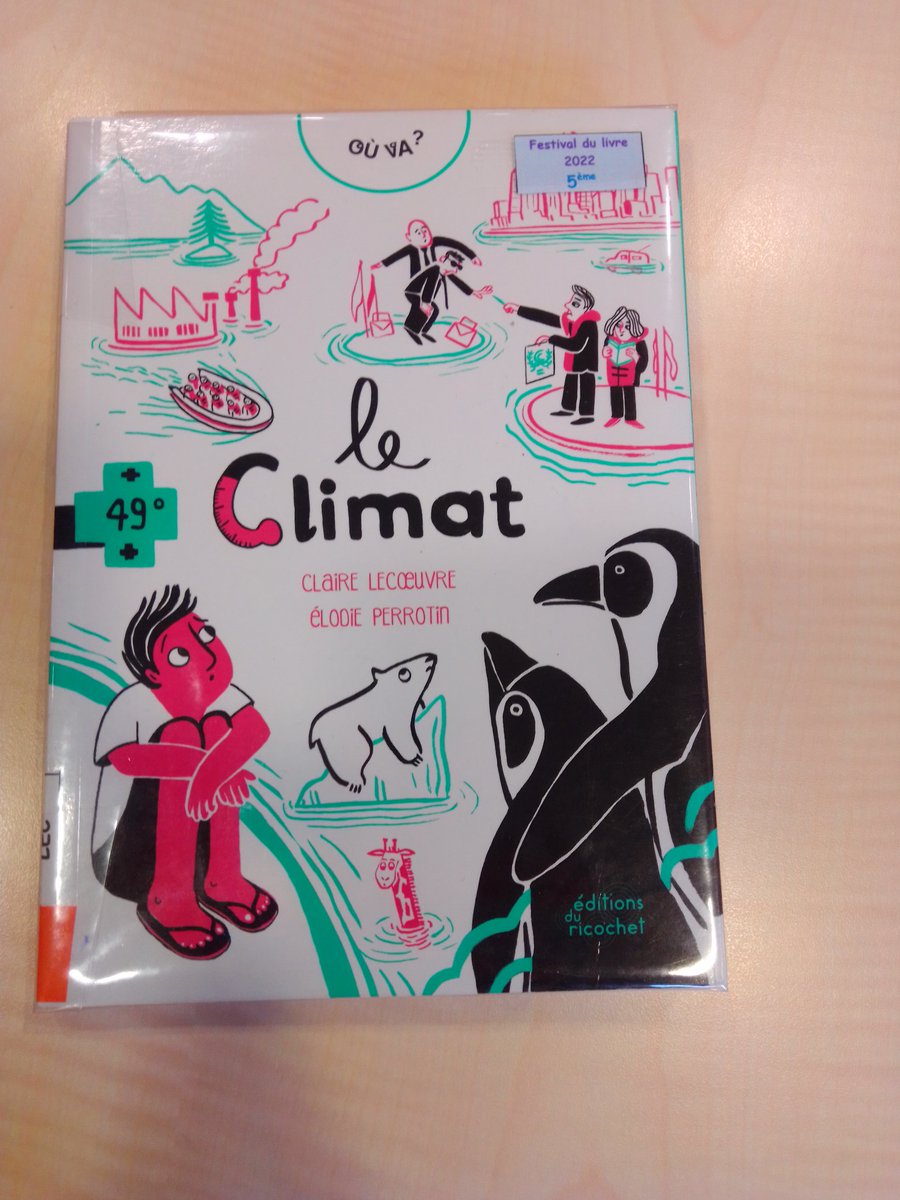 festlivrejeune's tweet photo. Des réponses claires à toutes les questions que l'on peut se poser sur ce sujet hélas d'actualité : "Où va le climat ?" de #ClaireLecoeuvre et #ElodiePerrotin @RicochetWeb ☀️🌊 Sélection du @festlivrejeune 2022 🌿 #réchauffementclimatique #environnement #agir https://t.co/IzLaJWJHD8