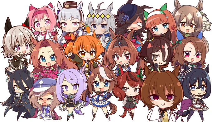 #ウマ娘プリティーダービー たくさんかいたね 