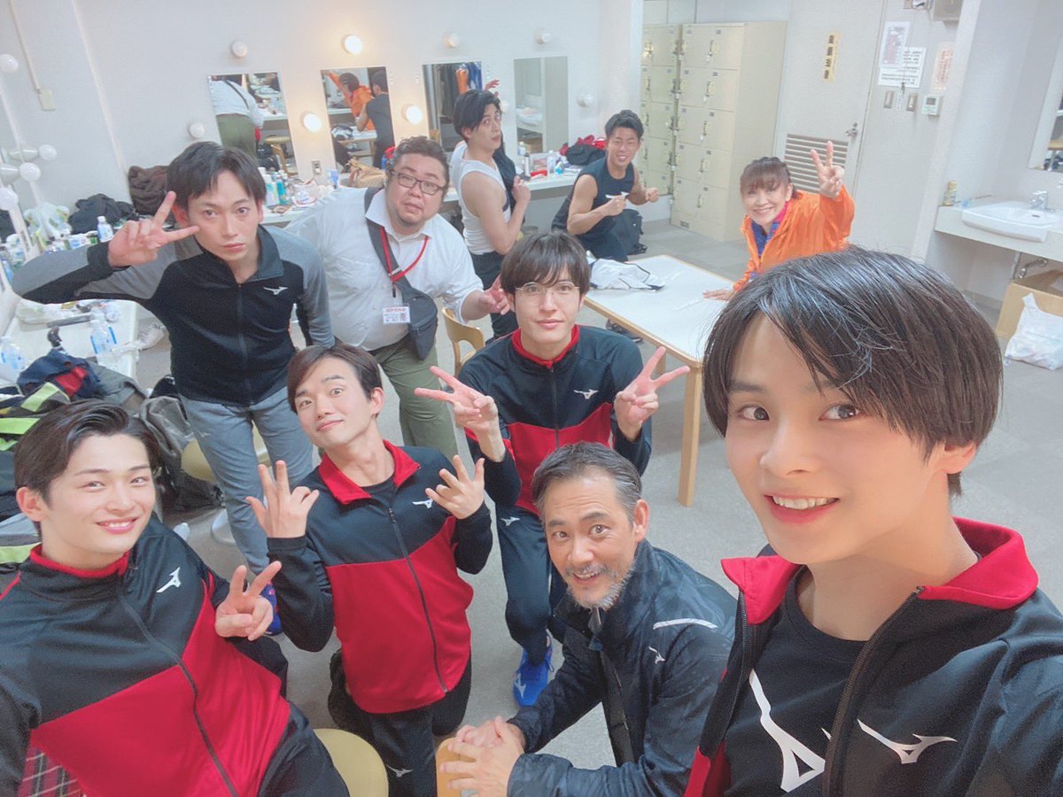 matchanday's tweet photo. 昨日で無事に千秋楽を迎えることができました！
この1ヶ月半くらい皆さんと一緒に居たから昨日別れ際に泣きそうになったのは内緒ね🤫
陸上部メンバーは特に仲良くしてくれてありがとうございました🙇‍♀️2人の写真が桃香さんだけという🤣人見知り治します！
ほんまに素敵なメンバーと過ごせて幸せでした！ https://t.co/PZFGU2O1xq