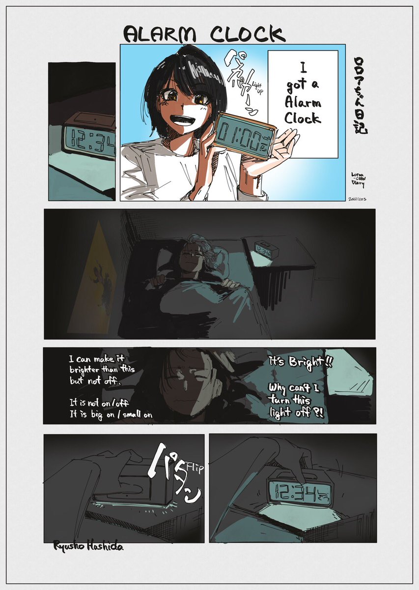ALARM CLOCK
#ロロアちゃん日記 #LoroachanDiary 